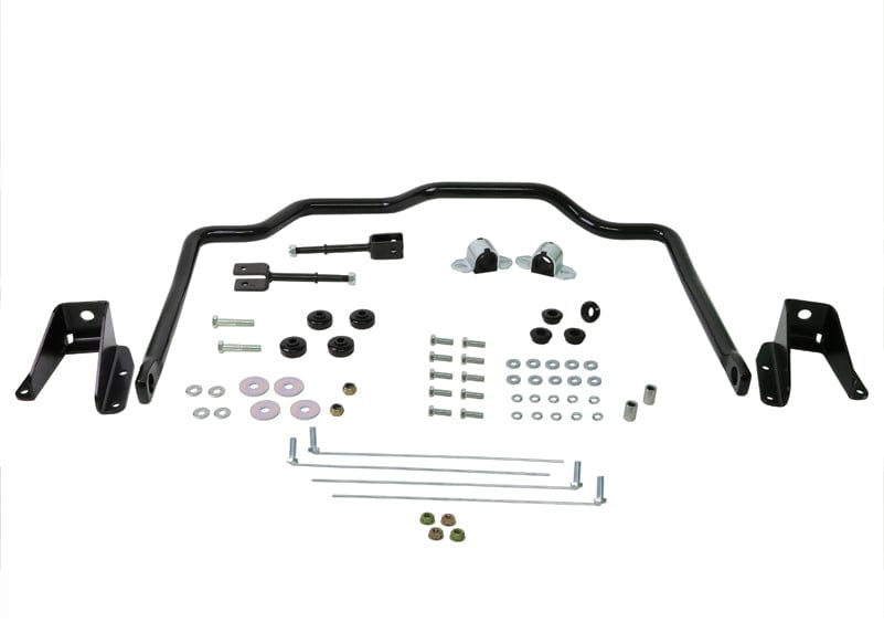 Whiteline 95 x 20 x 10 cm / Suits models with OEM sway bar with bracket mount on differential Rear Sway Bar - 30mm Non Adjustable to Suit Toyota Land Cruiser 76, 78 and 79 Series SR