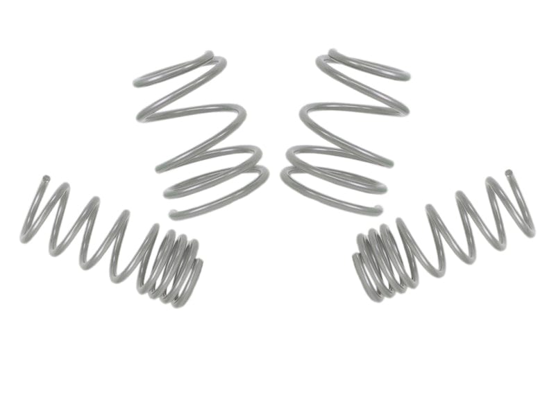 Whiteline Lowers vehicle approximately 10mm front and rear Front and Rear Coil Springs - Lowered to Suit Subaru Impreza GE, GV WRX STi SR