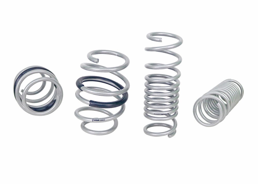 Whiteline Lowers vehicle approximately 25mm front and rear - excludes tS models Front and Rear Coil Springs - Lowered to Suit Subaru Impreza WRX VB, VN SR