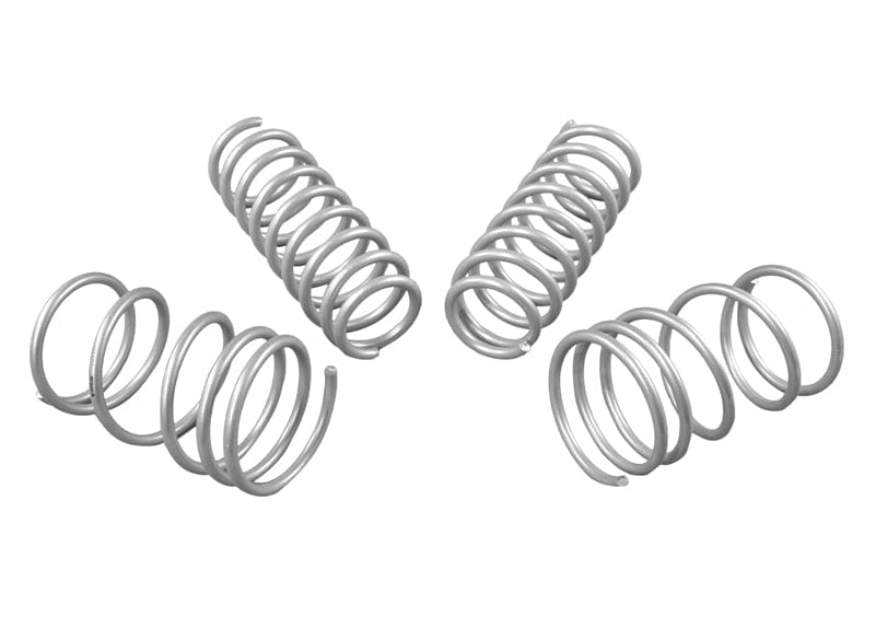 Whiteline Lowers vehicle approximately 25mm front and rear Front and Rear Coil Springs - Lowered to Suit Hyundai I30 N, Kona and Veloster SR