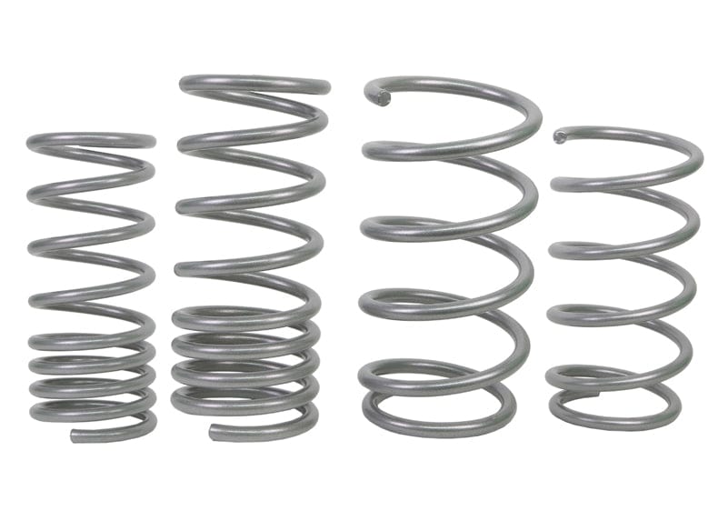 Whiteline Lowers vehicle approximately 25mm front and rear Front and Rear Coil Springs - Lowered to Suit Subaru BRZ and Toyota 86 SR