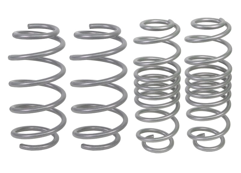Whiteline Lowers vehicle approximately 30mm front and rear Front and Rear Coil Springs - Lowered to Suit Ford Fiesta WS, WT and WZ SR