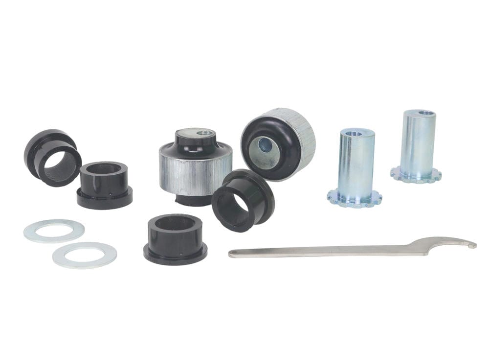 Whiteline Performance Alignment - 65mm OD - adds +0.5deg caster Front Control Arm Lower - Inner Bushing Kit-Double Offset to Suit Honda Civic and Integra SR