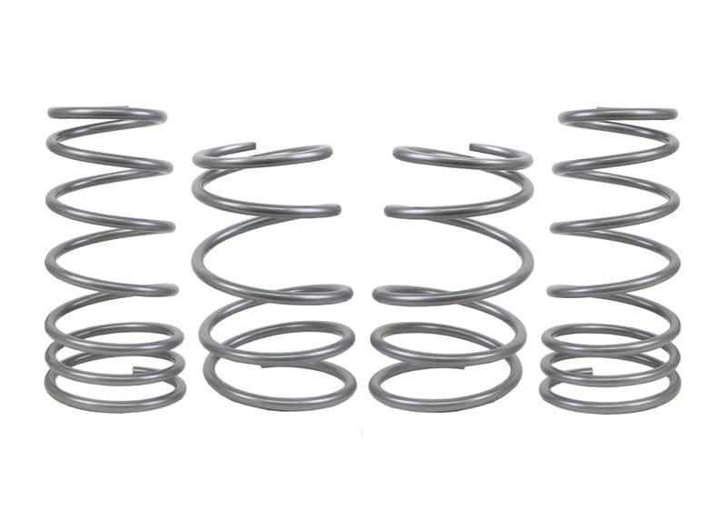 Whiteline Suits models MY04 - on - lowers vehicle approximately 30mm front and rear Front and Rear Coil Springs - Lowered to Suit Subaru Impreza GD WRX SR