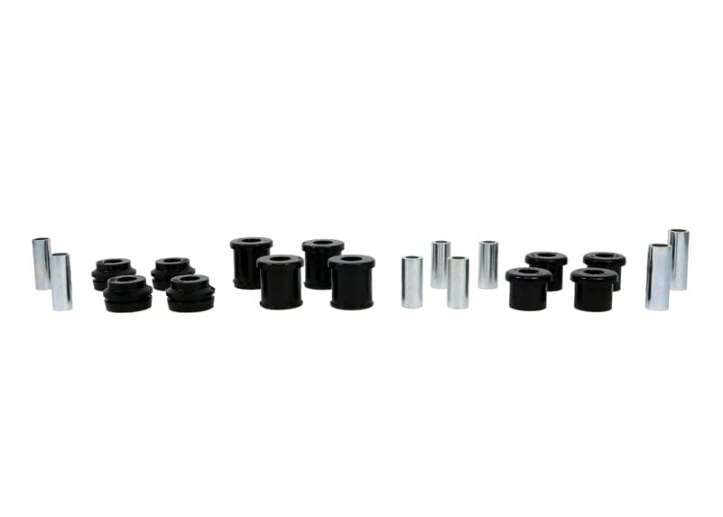 Whiteline Suits models with strut rod to chassis bushing with 62mm L crush tube Front Control Arm/Strut Rod - Bushing Kit to Suit Nissan Navara D22 2wd SR