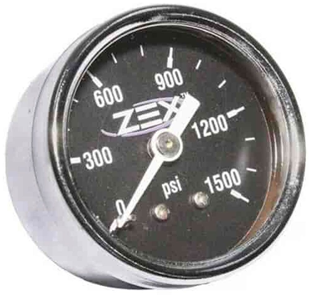 ZEX 1-1/2" Nitrous Pressure Gauge Zex 1-1/2" Nitrous Pressure Gauge ZEX82101 SR
