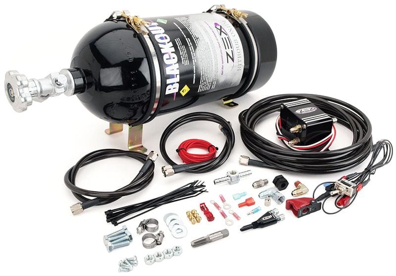 ZEX 55-75 Horespower Zex Blackout Series Universal 4-6 Cyl. EFI Wet Nitrous Kit ZEX82021B SR