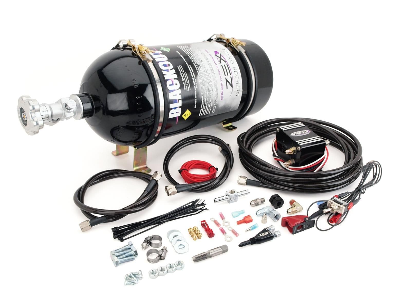 ZEX Zex 75-125HP Blackout Universal V8 EFI Wet Nitrous Kit ZEX82023B SR