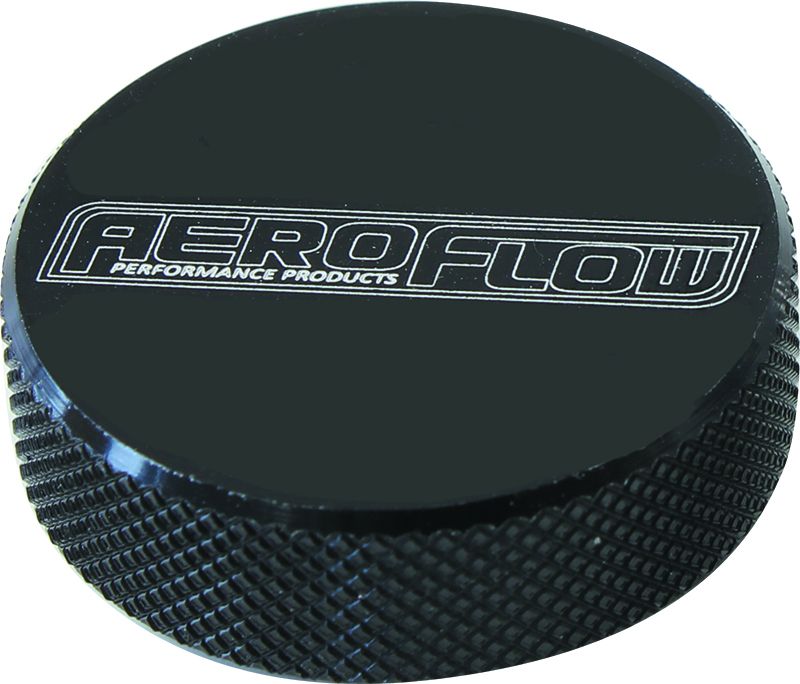 Aeroflow Black Billet Air Cleaner Nut AF55-1005BLK