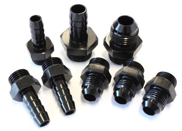 Aeroflow Replacement Surge Tank Fittings in Black Finish AF59-1016BLK