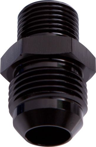 Aeroflow Water Inlet/Outlet Male -8AN to M14 x 1.5mm Fitting (Black) AF732-08BLK