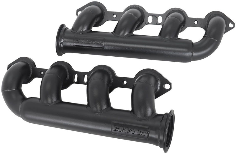 GM LS Twin Turbo Manifolds Forward Facing 2.5" V-Bands, Sold As a Pair