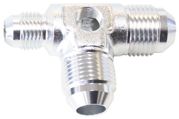 Aeroflow Flare AN Stepped Tee with 1/8" NPT Ports AF824-06-08S