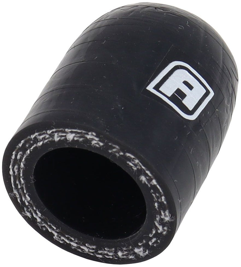 Aeroflow Gloss Black Silicone Heater Hose Block Off Cap 3/4" (19mm) I.D AF9289-075-01