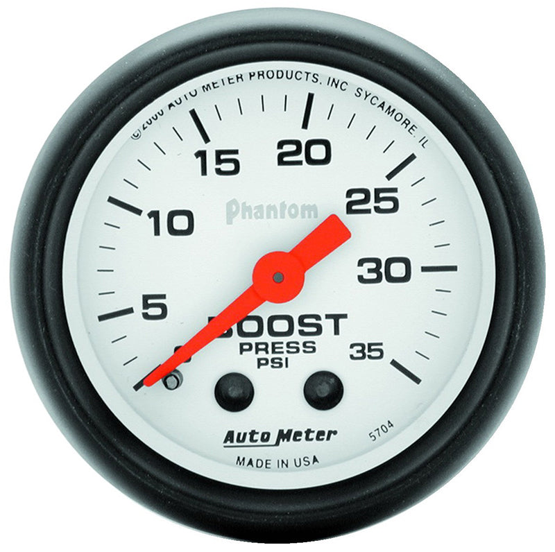 Auto Meter Phantom Series Boost Gauge AU5704