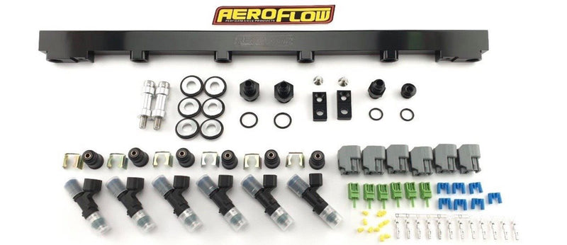 RB25DET 1000CC Fuel Rail Kit Aeroflow x Bosch