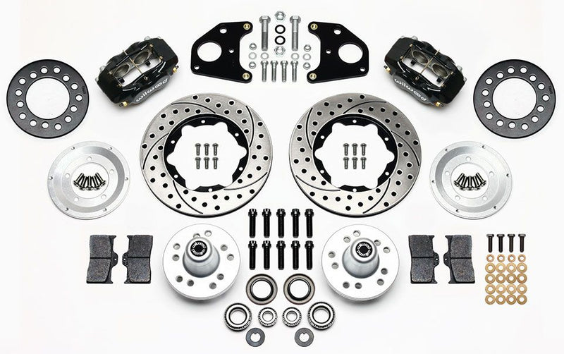 Wilwood Forged Dynalite Dust-Boot Pro Series Front Brake Kit - 4-Piston 11" WB140-11020-