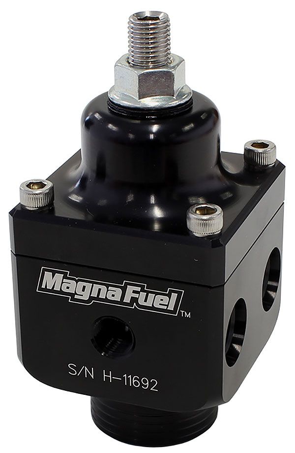 MagnaFuel Magnafuel 4 Port Fuel Regulator, Black WIMP9433-BLK