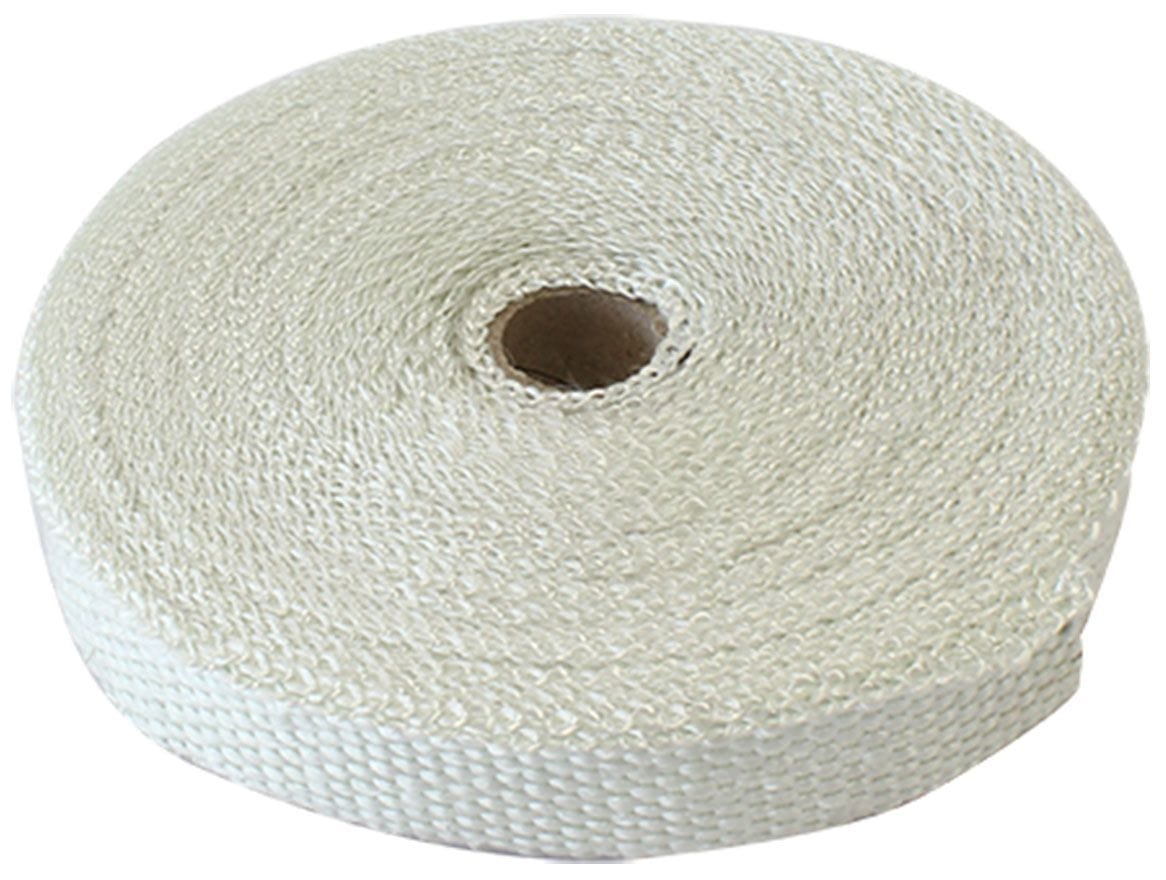 Aeroflow Performance 1" Wide, 50ft Length, White Aeroflow Exhaust Insulation Wrap AF91-3000 SR