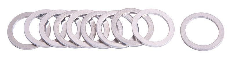Aeroflow Performance 10 Pack Aeroflow Metric Aluminium Washers 16mm I.D, 22mm O.D AF171-16 SR