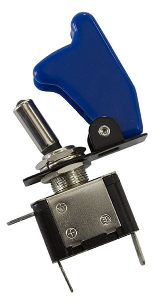 Aeroflow Performance 12v 20A Aeroflow Blue Covered LED Rocket / Missile Switch AF49-5010 SR