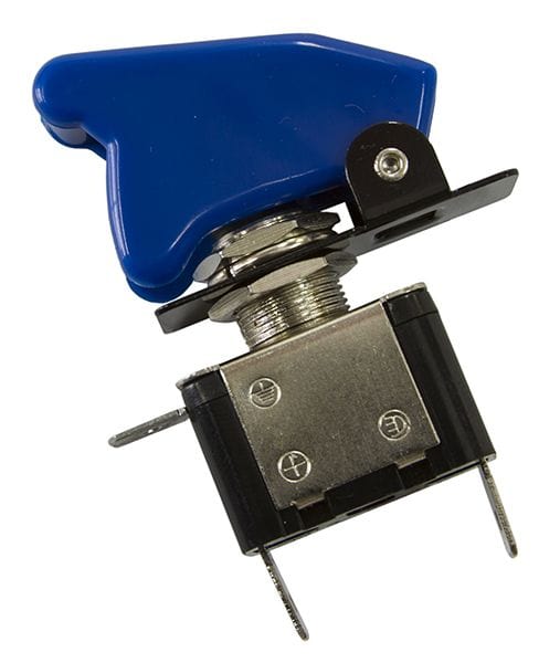 Aeroflow Performance 12v 20A Aeroflow Blue Covered LED Rocket / Missile Switch AF49-5010 SR