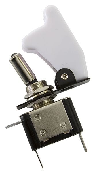 Aeroflow Performance 12v 20A Aeroflow White Covered LED Rocket / Missile Switch AF49-5030 SR
