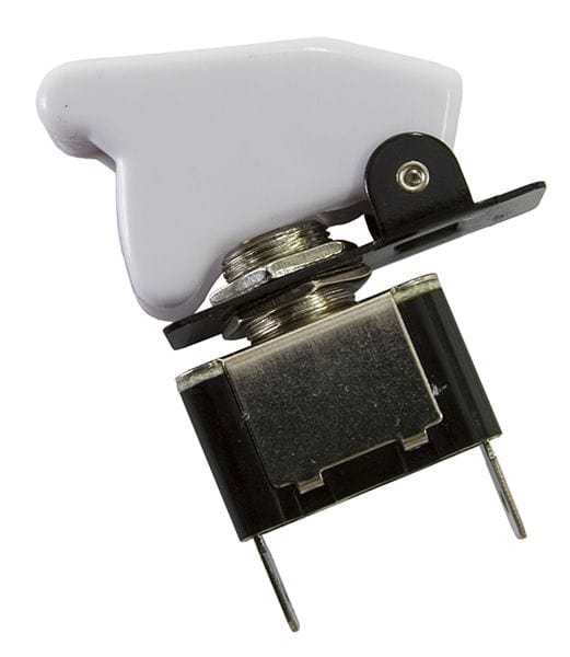Aeroflow Performance 12v 20A Aeroflow White Covered Rocket / Missile Switch AF49-5003 SR