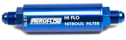 Aeroflow Performance 140 Micron Stainless Steel Element Aeroflow High Pressure Nitrous Filter -4AN AF66-2040 SR