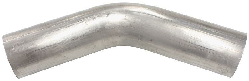 Aeroflow Performance 2-1/2" O.D, .065" Wall, 6" Leg Aeroflow Stainless Steel 45° Mandrel Bend AF9502-2500 SR