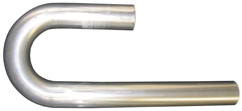Aeroflow Performance 2-1/8" O.D, .065" Wall, 6"/12" Leg Aeroflow Stainless Steel 180° Mandrel J Bend AF9506-2012 SR