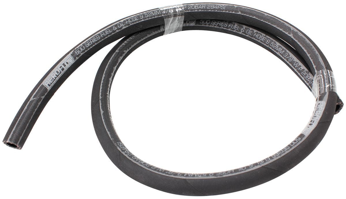 Aeroflow Performance 2 Metre Length Aeroflow 500 Series Black Push Lock Hose -6AN AF500-06-2MBLK SR