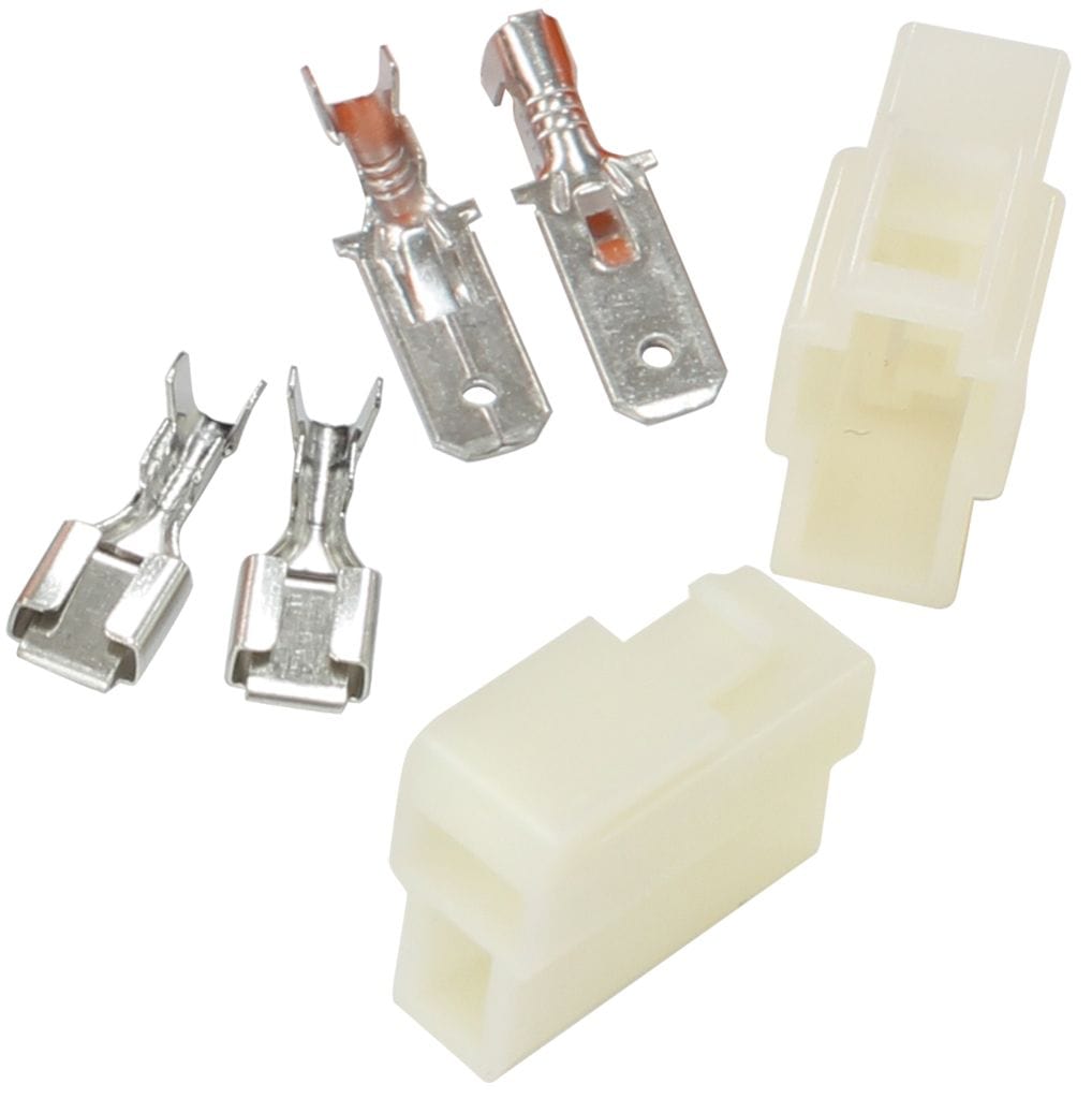 Aeroflow Performance 2 Pin Connector, Each Aeroflow Electrical Wire Connector AF49-9552 SR