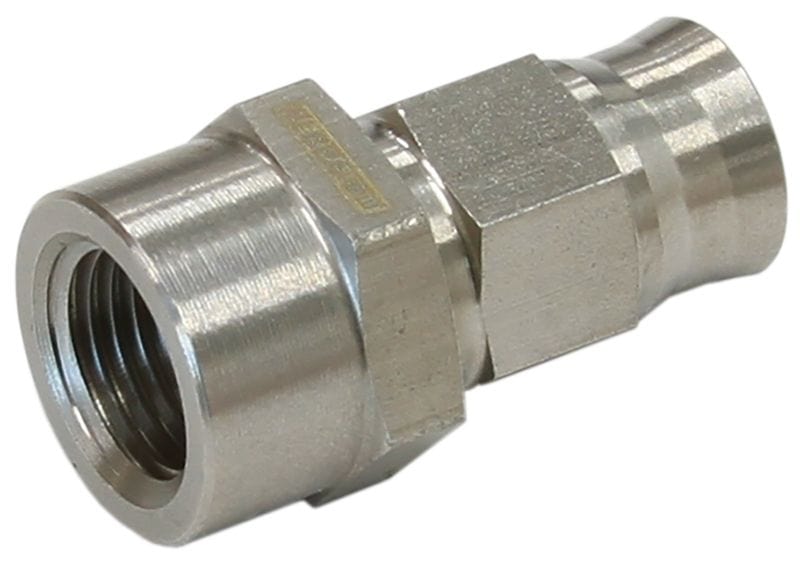 Aeroflow Performance -3AN Hose End With 1/8" NPT Female Thread Aeroflow Stainless Steel Straight Hose End - -3AN AF274-03 SR