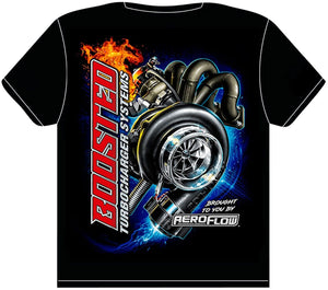 Aeroflow Aeroflow Boosted Black XX-Large T-Shirt AFBOOSTED-2XL