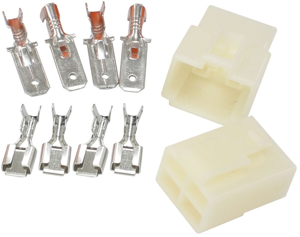 Aeroflow Performance 4 Pin Connector, Each Aeroflow Electrical Wire Connector AF49-9554 SR