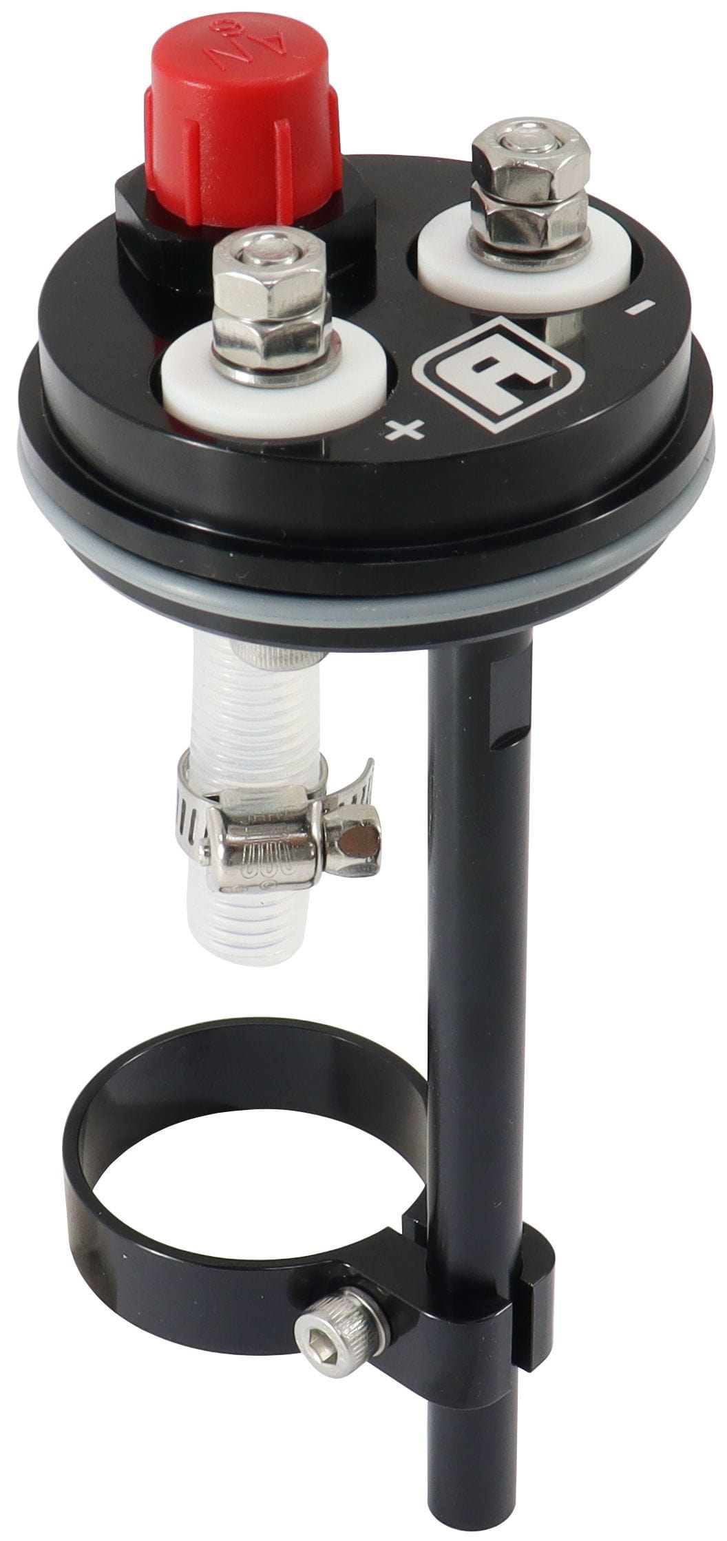 Aeroflow Performance 40mm Fuel Pump Conversion Hanger - Black Finish Aeroflow 40mm Fuel Pump Conversion Hanger - Black Finish AF59-5244BLK SR