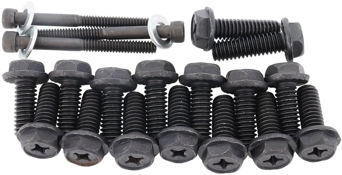 Aeroflow Performance 5/16-18" Steel Bolts, Pack of 14. Aeroflow Transmission Oil Pan Bolt Kit AF82-2070 SR