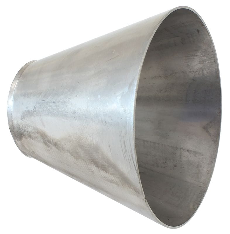 Aeroflow Performance 63mm up to 127mm, 4" Overall Length Aeroflow 2-1/2" to 5" 304 Stainless Steel Transition Cone AF9588-2550 SR