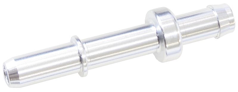 Aeroflow Performance 8mm/5/16" Barb to male hard tube, Silver Aeroflow Push-In to Barb EFI Fuel Fitting AF810-05S SR
