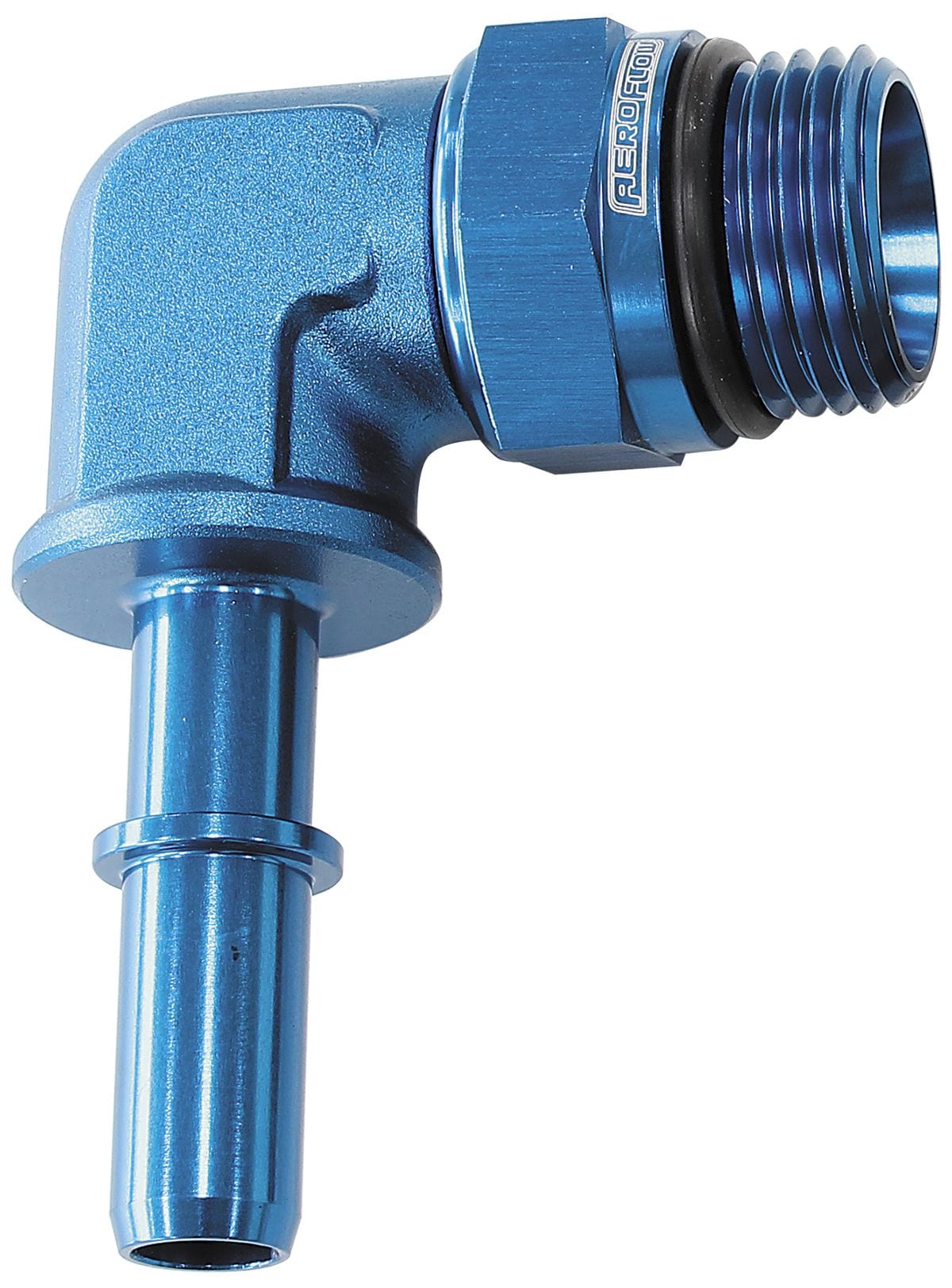 Aeroflow Performance 9.52mm (3/8) to -8 ORB Aeroflow Push-On EFI Fuel Fittings - Blue AF812-08-06 SR