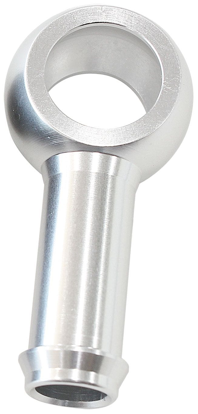 Aeroflow Performance 9.5mm (3/8") Barb, Use 12mm or 7/16" Banjo Bolt to Suit Aeroflow Alloy Barb Banjo - Silver AF807-06S SR