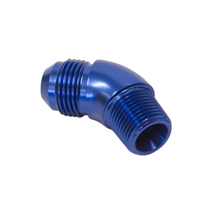 Aeroflow Performance Aeroflow 45° NPT to AN Full Flow Adapter AF523 SR