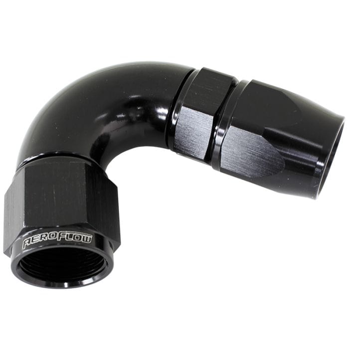 Aeroflow Performance Aeroflow 570 Series PTFE 120° Hose End AF574 . Suits 200 & 250 Series Hose SR