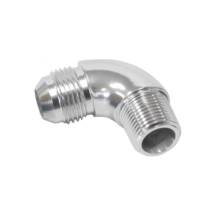 Aeroflow Performance Aeroflow 90° NPT to AN Full Flow Adapter AF552 SR