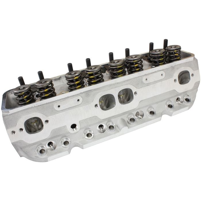 Aeroflow Performance Aeroflow AF95-2401 Complete Small Block Chev 327-350-400 213cc CNC Ported Aluminium Cylinder Heads with 68cc Chamber (Pair)
2.15" x 1.30" Intake Port, 1.45" x 1.50" Exhaust Port SR