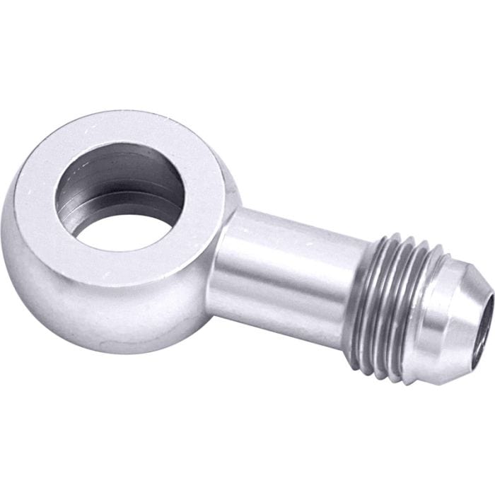 Aeroflow Performance Aeroflow Alloy AN Banjo Fitting 10mm to -6AN AF718-08 SR