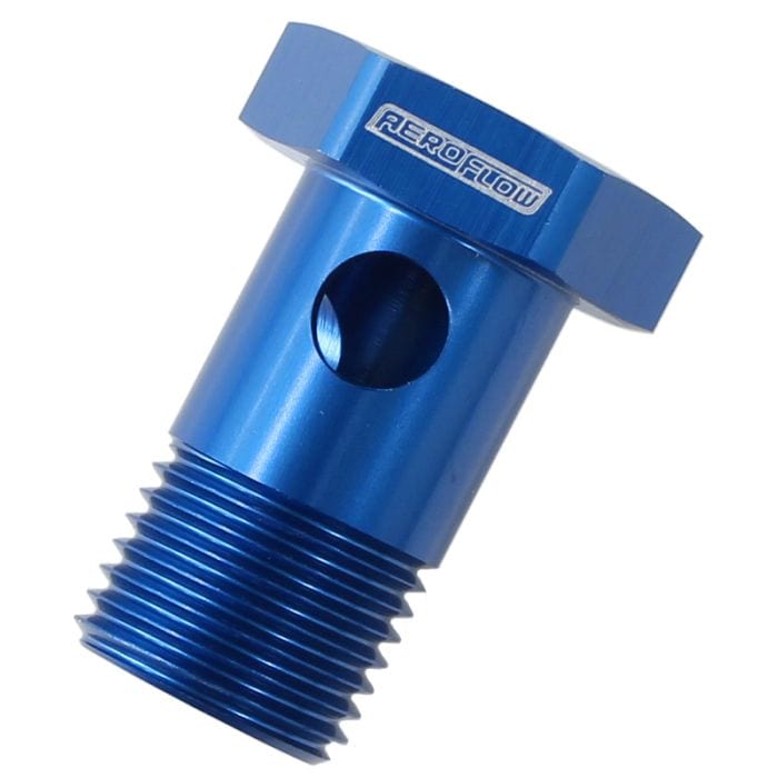 Aeroflow Performance Aeroflow Alloy Banjo Bolt M16 x 1.5 AF716 Use With -10AN SR