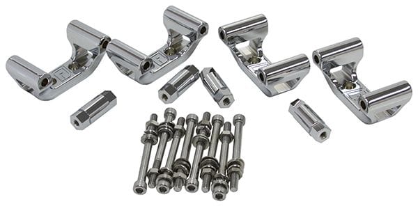 Aeroflow Performance Aeroflow Billet LS1/LS6 Coil Relocation Kit - Chrome Finish AF64-4032 SR