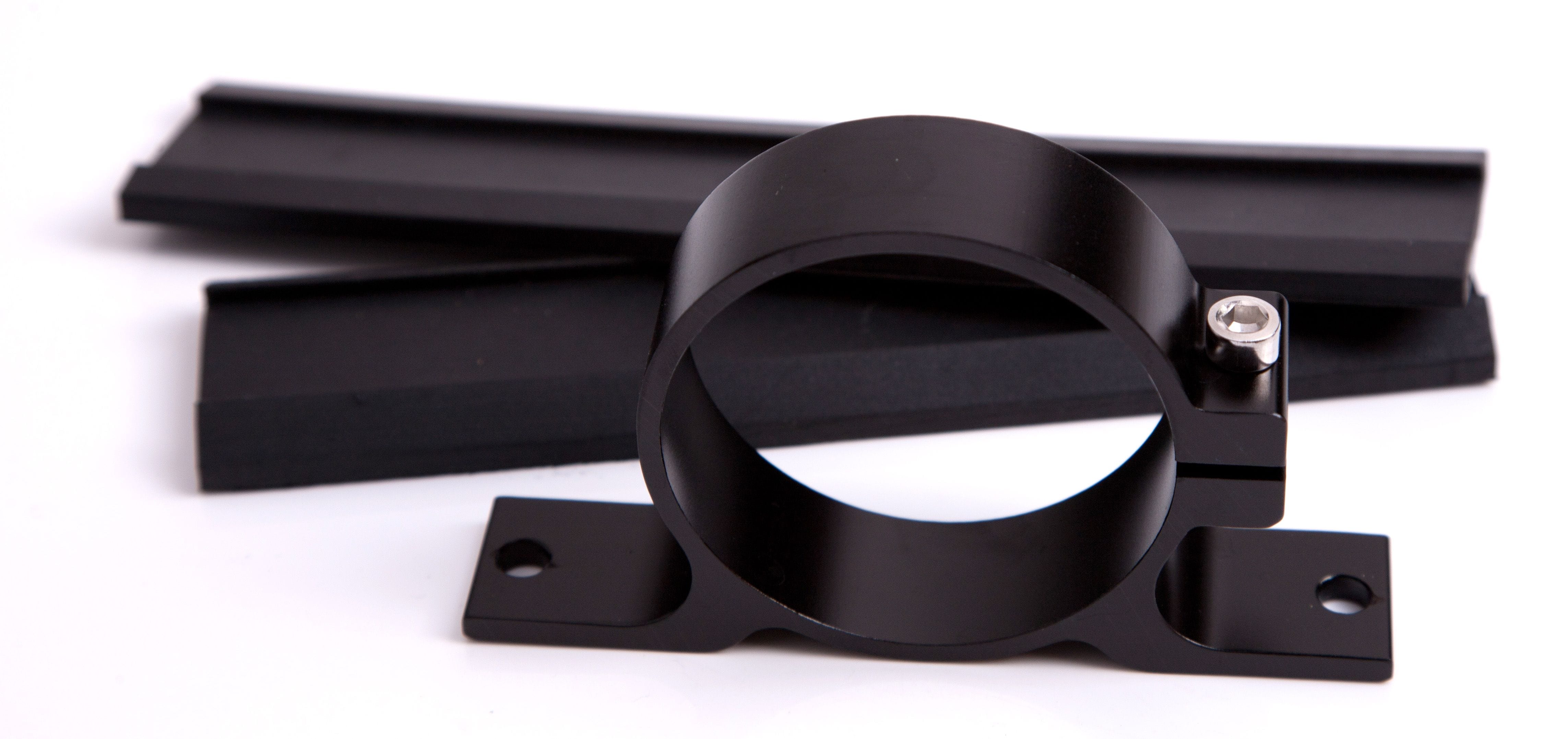 Aeroflow Performance Aeroflow Bosch Single Fuel Pump Bracket (Black) AF64-2000BLK SR